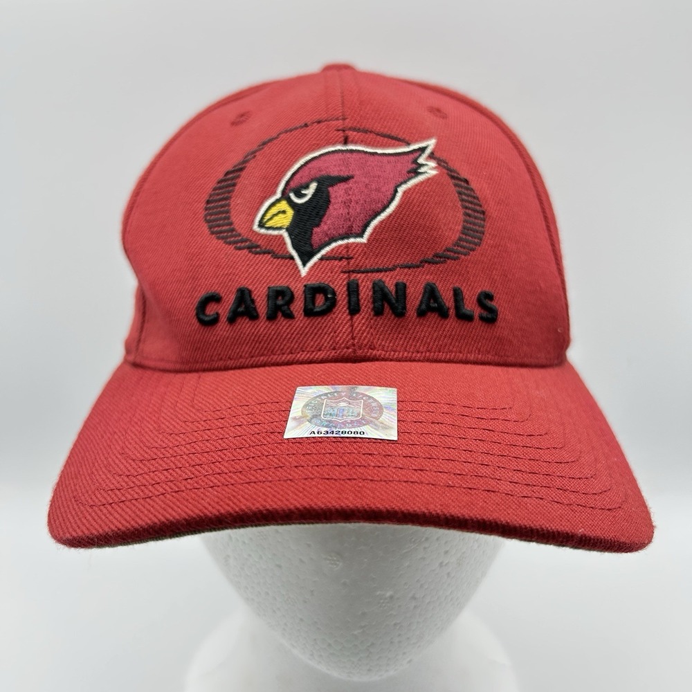 Vintage Arizona Cardinals Hat Cap Strap Back Burgundy Starter Pro Line NFL - Picture 1 of 7